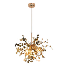 Load image into Gallery viewer, Chandelier Pendant Light Height Adjustable Silver/Gold Hanging Lamp