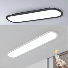 Load image into Gallery viewer, LED Ceiling Light Ultra Thin Low Profile Modern Black/White 100cm Dimmable 3 Color Lights