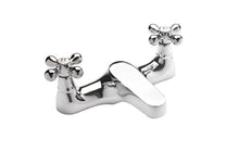 Load image into Gallery viewer, Bath Filler Tap Chrome Finish Cross Handles