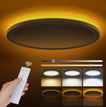 Load image into Gallery viewer, LED Dimmable Ceiling Light Modern Lamp with Remote Control White LED Flush Mount