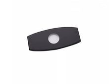 Load image into Gallery viewer, Black Cover Hole Plate Black Finish 6 Inch Plumbing Bathroom Kitchen Sink Hole Cover Plate Deck Mount