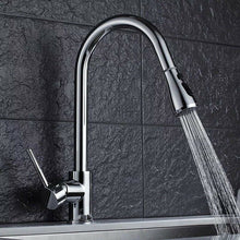 Load image into Gallery viewer, Kitchen Tap Chrome Kitchen Tap Chrome Finish Pull Out Tap Sink Taps Pull Down Mixer Tap 360 Swivel Spout Single Lever