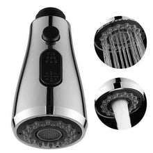 Load image into Gallery viewer, 2 Spray Options Kitchen Tap Chrome Finish Pull Out Tap Sink Taps Pull Down Mixer Tap 360 Swivel Spout Single Lever
