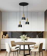 Load image into Gallery viewer, Modern Nordic Lamp Round 3 Heads Minimalist Dining Room Chandelier
