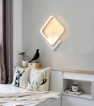 Load image into Gallery viewer, LED Wall Lamp Bedroom Light Nordic Modern White/Black Aluminum
