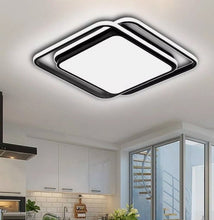 Load image into Gallery viewer, Modern LED Ceiling Lights Chandelier Room Decor Home Living Room Bedroom Dining Room Indoor Lamps Black 50 cm
