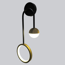Load image into Gallery viewer, Minimalist LED Wall Lamp 13W Indoor Wall-Mounted Light Decoration Black Finish Acrylic Wall Sconce
