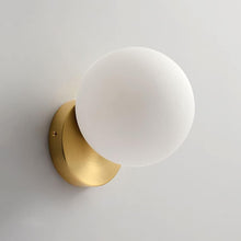 Load image into Gallery viewer, Modern Wall Light Gold/Black Wall Lamp Indoor Ball Lamp Shade GU10
