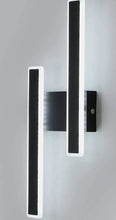 Load image into Gallery viewer, Modern LED Wall Lamp Black Indoor 32W Wall Sconce
