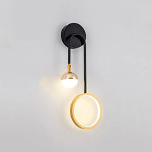 Load image into Gallery viewer, Minimalist LED Wall Lamp 13W Indoor Wall-Mounted Light Decoration Black Finish Acrylic Wall Sconce
