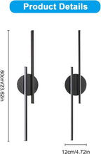 Load image into Gallery viewer, Modern Linear LED Wall Light 60cm Cool White 6500K Black/White
