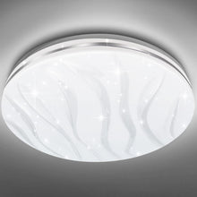 Load image into Gallery viewer, White Ceiling Light 18W LED Integrated Flush Light Warm White 26cm
