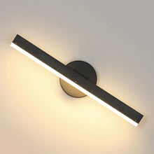 Load image into Gallery viewer, LED Wall Lights Indoor Wall Lamp Modern Black Warm Light Wall Sconce 38cm
