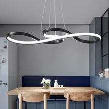 Load image into Gallery viewer, LED Ceiling Light Chandelier Hanging Fixture Pendant Light Black 75cm Cool White
