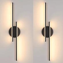 Load image into Gallery viewer, Modern Long LED Wall Sconce Black 40x12cm
