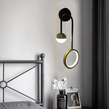 Load image into Gallery viewer, Minimalist LED Wall Lamp 13W Indoor Wall-Mounted Light Decoration Black Finish Acrylic Wall Sconce
