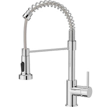 Load image into Gallery viewer, Modern Pull-Down Kitchen Faucet with High-Arc Spring Spout  Chrome Finish Single Handle
