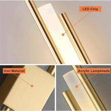 Load image into Gallery viewer, Modern LED Wall Light Gold Finish 40 cm Wall Sconce
