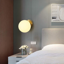 Load image into Gallery viewer, Modern Wall Light Gold/Black Wall Lamp Indoor Ball Lamp Shade GU10
