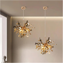 Load image into Gallery viewer, Chandelier Pendant Light Height Adjustable Silver/Gold Hanging Lamp
