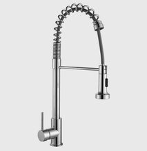 Load image into Gallery viewer, Kitchen Sink Mixer Tap Pull Down Sprayer Chrome Stainless Steel Single Handle Lever

