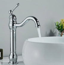 Load image into Gallery viewer, Basin Tap Retro 360 Swivel Bathroom Sink Faucet Single Lever Mixer Gold/Silver
