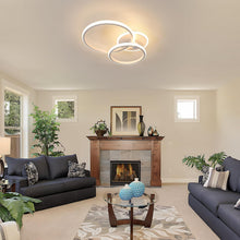 Load image into Gallery viewer, Ceiling Light White/Gold Round 42W Modern LED Ceiling Light Warm White
