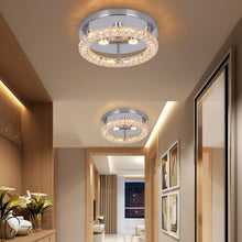 Load image into Gallery viewer, Chandelier Silver Modern LED Crystal Flush Mount Changeable 30cm
