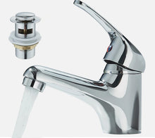 Load image into Gallery viewer, Basin Tap Modern Brass Faucet Chrome with Waste
