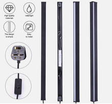 Load image into Gallery viewer, Wall Lights Indoor/Outdoor LED Wall Sconce Long Strips Lights Black Up Down 60/80/100cm White/Warm Light Watertight
