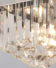 Load image into Gallery viewer, Chandeliers Small Ceiling Light Crystal Modern Crystal Small Lamp 25 Cm Silver Suction Cup Balcony Personality Hall Porch Lamp
