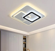 Load image into Gallery viewer, Ceiling Lights Atmosphere LED Chandelier Living Room Lighting 50cm White and Black
