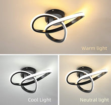 Load image into Gallery viewer, Modern LED Ceiling Light Ceiling Lamp Flower for Bedroom Living Room, Bathroom, Kitchen, Hallway, Balcony 28cm 3 Color Lights
