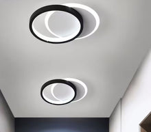 Load image into Gallery viewer, Modern LED Ceiling Light Round/Square 36W Three Colors Metal Hallway Lamp Ultra Thin
