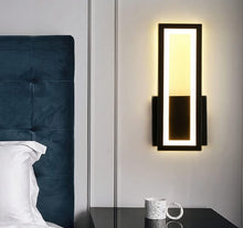 Load image into Gallery viewer, Wall Light Modern Iron Wall Sconce Wall Mounted Light 17W Bedside Lamp Rectangle
