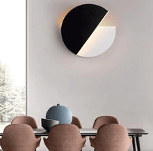Load image into Gallery viewer, 360 Rotatable Round Wall Light Acrylic Lampshade Wall Sconce LED Warm Light
