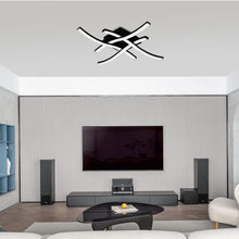 Load image into Gallery viewer, LED Ceiling Light Dimmable 4 Built-in LED Boards Modern Curved Ceiling lighting with Remote Control
