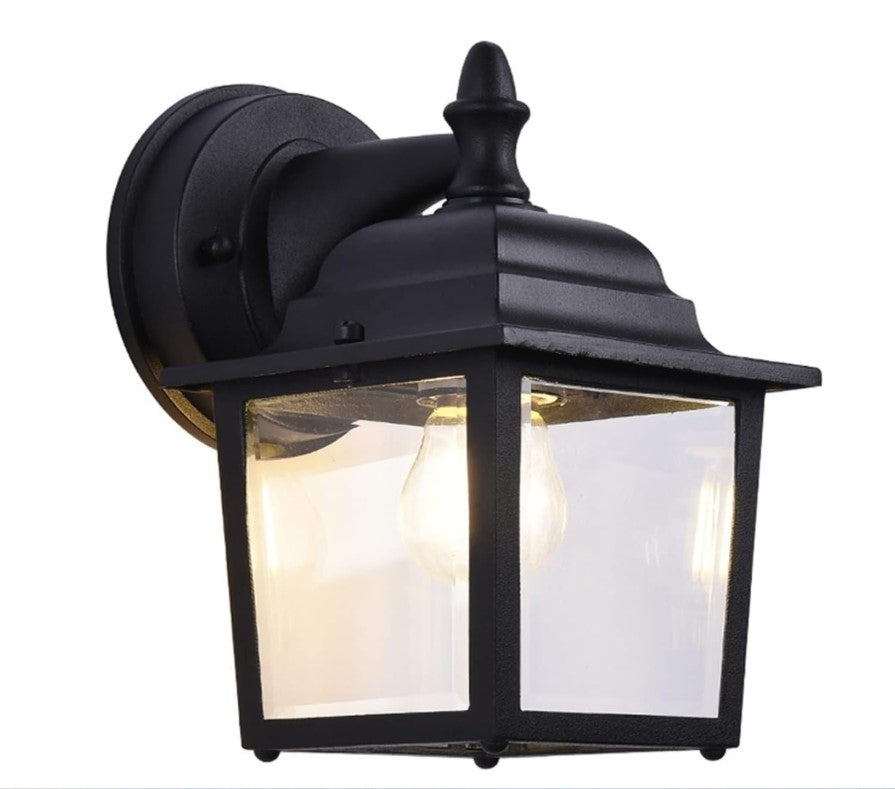 Wall LED Porch Outdoor Mounted Wall Light Retro Black Loft Rustic Wall Lamp