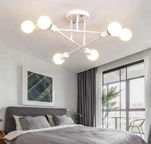 Load image into Gallery viewer, Ceiling Light White Vintage Pendant Light Industrial Chandelier  6 x E27 (included)
