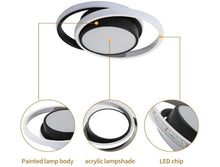 Load image into Gallery viewer, LED Ceiling Light White and Black Round Modern 32W, 2350LM Cold White Light
