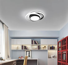 Load image into Gallery viewer, LED Ceiling Light White and Black Round Modern 32W, 2350LM Cold White Light
