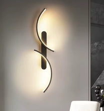 Load image into Gallery viewer, Wall Light LED Black Modern Minimalist Wall Sconce Elegant 100cm 3 Color Lights
