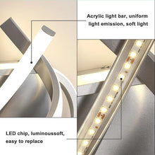 Load image into Gallery viewer, LED Wall Lamp Silver Warm White 34x15cm Spiral LED Wall Sconce
