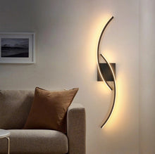 Load image into Gallery viewer, Wall Lamp Modern Simple Black Warm Light 80cm Wall Sconce
