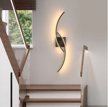Load image into Gallery viewer, Wall Lamp Modern Simple Black Warm Light 80cm Wall Sconce
