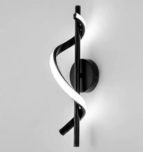 Load image into Gallery viewer, Modern Spiral LED Wall Light 3 Color Lights Sconce Black/Gold/White
