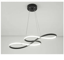 Load image into Gallery viewer, LED Ceiling Light Chandelier Hanging Fixture Pendant Light Black 75cm Cool White
