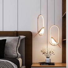 Load image into Gallery viewer, Acrylic Bird Chandelier LED Gold Pendant Light Ceiling Lamp 3 Colors Light
