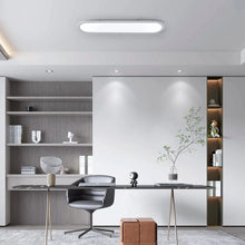 Load image into Gallery viewer, LED Ceiling Light Ultra Thin Low Profile Modern Black/White 70cm Cool White
