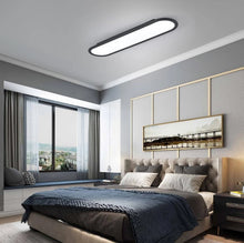 Load image into Gallery viewer, LED Ceiling Light Ultra Thin Low Profile Modern Black/White 70cm Cool White
